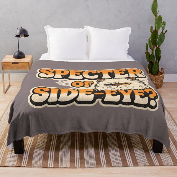 Item preview, Specter Of Side Eye Persian Cat Typographic Halloween designed and sold by Retro Whiskers.