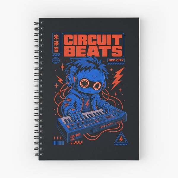 Item preview, Circuit Beats Neo City Robot Print designed and sold by NullSpacePrints.