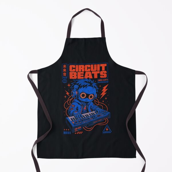 Item preview, Circuit Beats Neo City Robot Print designed and sold by NullSpacePrints.