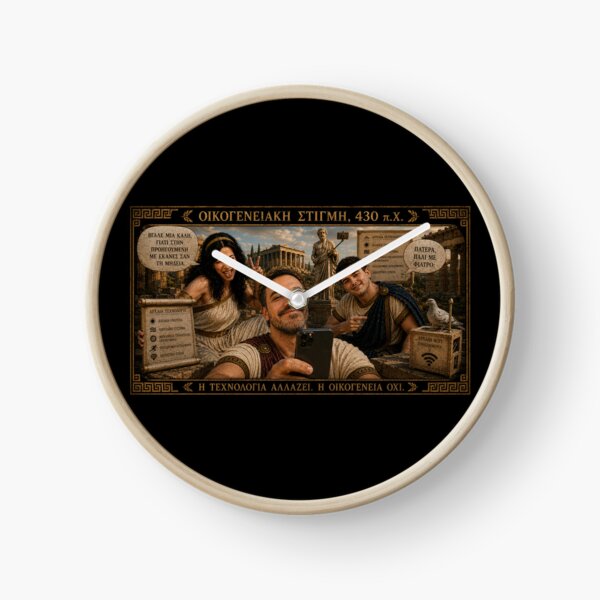 Item preview, Ancient Greek Family Selfie – 430 BC designed and sold by Ancient-Era.