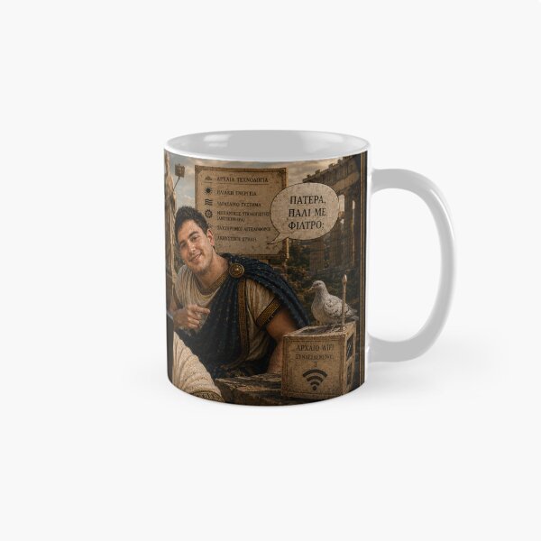 Item preview, Ancient Greek Family Selfie – 430 BC designed and sold by Ancient-Era.