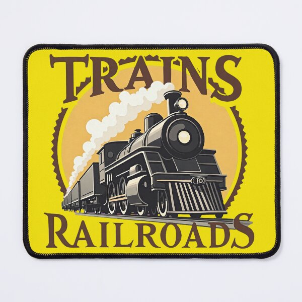 Item preview, Trains Railroads Autumn Badge designed and sold by Trains-and-Rail.