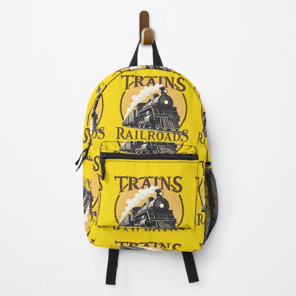 Item preview, Trains Railroads Autumn Badge designed and sold by Trains-and-Rail.