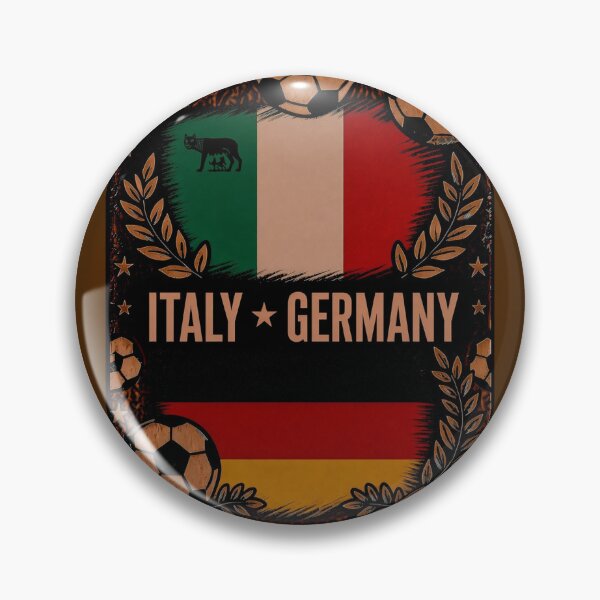 Item preview, Italy vs Germany Vintage Retro Football match Poster / Italy vs Germany Vintage soccer art  designed and sold by Nexus Space.