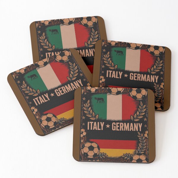 Item preview, Italy vs Germany Vintage Retro Football match Poster / Italy vs Germany Vintage soccer art  designed and sold by Nexus Space.