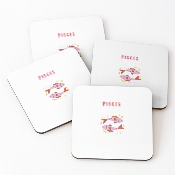 Item preview, Cute Pisces Star Sign Pastel Two Fish Aesthetic Zodiac Illustration designed and sold by By The Moon.
