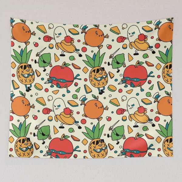 Item preview, Angry Fruits Pattern designed and sold by Tobe Fonseca®.