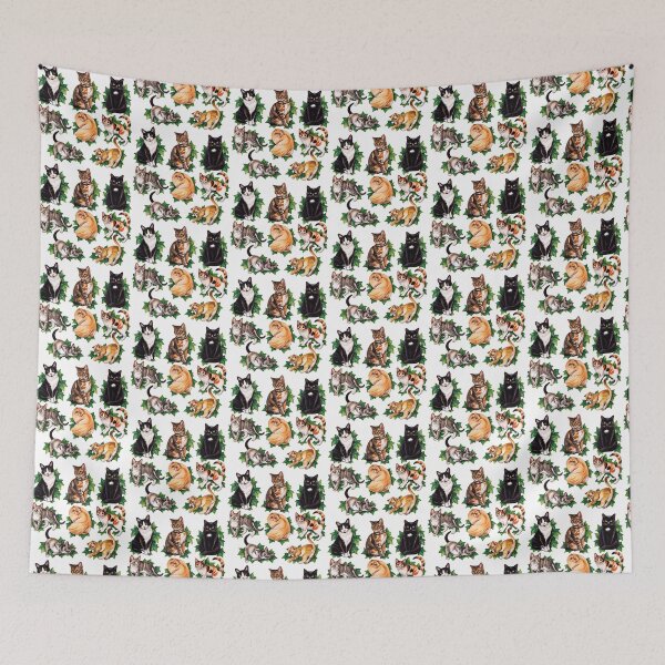 Item preview, Whiskers in the Ivy designed and sold by morbidcandyboutique .