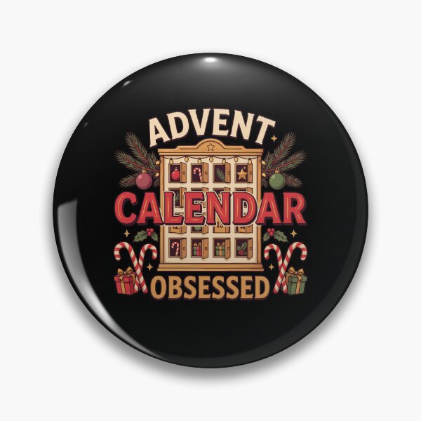 Artikelvorschau, Adventskalender-Besessenheit entworfen und verkauft von Daily Mood Tees.