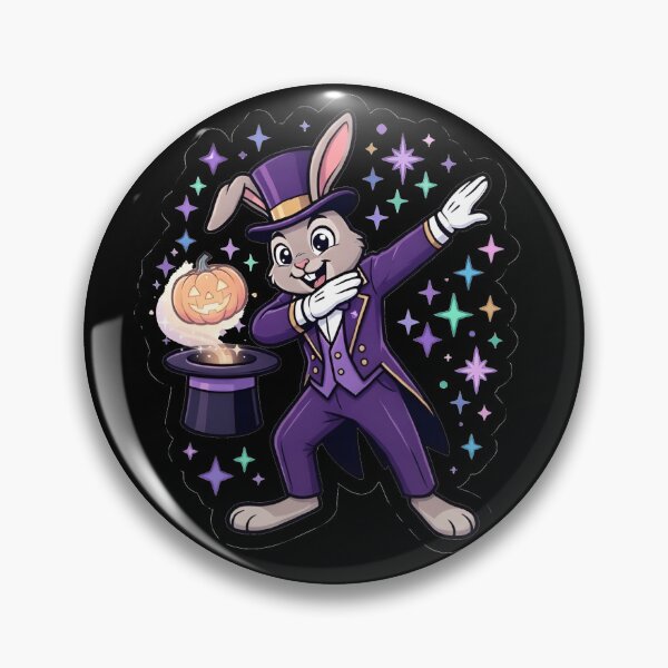 Item preview, Dabbing Magician Rabbit Halloween Top Hat Art designed and sold by DailySparks.