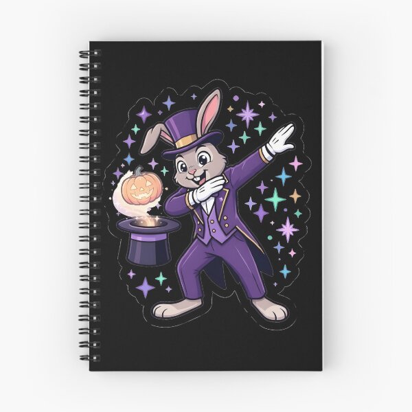 Item preview, Dabbing Magician Rabbit Halloween Top Hat Art designed and sold by DailySparks.