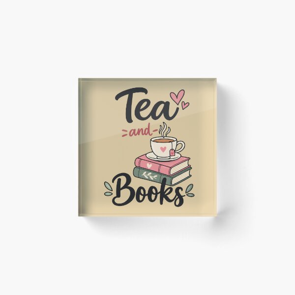 Item preview, Tea and Books Cozy Reading Tea Lover Bookish Design designed and sold by MR-HOOBY.