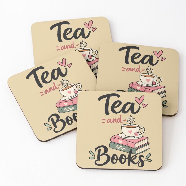 Item preview, Tea and Books Cozy Reading Tea Lover Bookish Design designed and sold by MR-HOOBY.