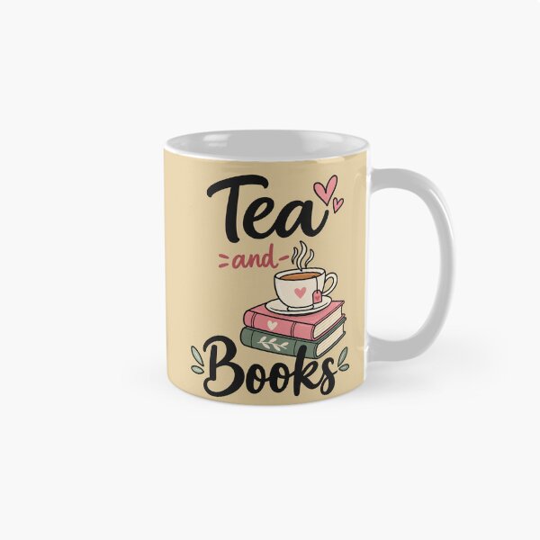 Item preview, Tea and Books Cozy Reading Tea Lover Bookish Design designed and sold by MR-HOOBY.