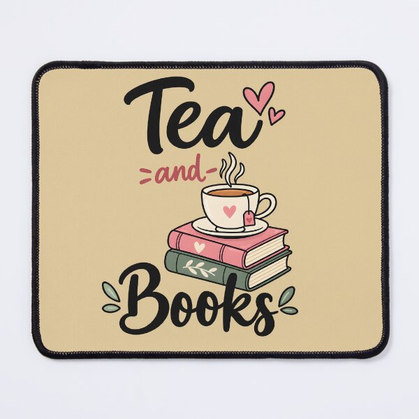 Item preview, Tea and Books Cozy Reading Tea Lover Bookish Design designed and sold by MR-HOOBY.