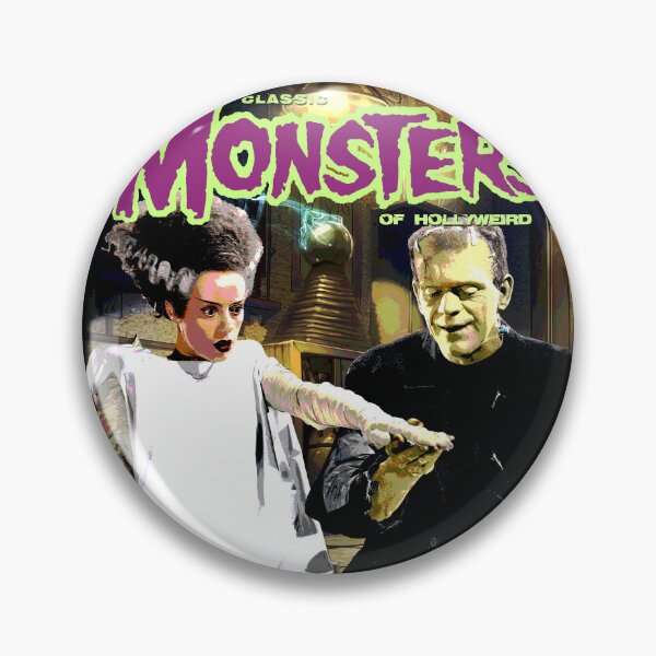 Item preview, Classic Monsters of Hollyweird Frankie and his Bride Tribute designed and sold by 90snerd.