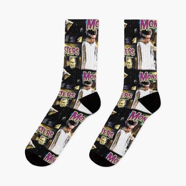 Item preview, Classic Monsters of Hollyweird Frankie and his Bride Tribute designed and sold by 90snerd.