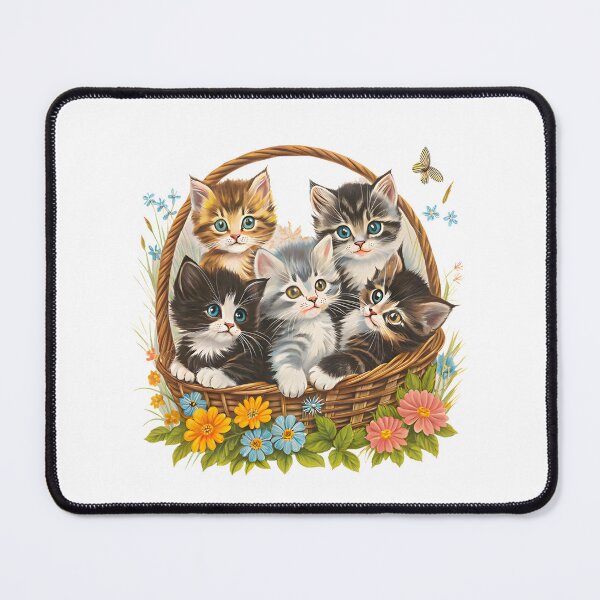 Item preview, Vintage Cottagecore Cat And Wildflowers Retro Coquette Aesthetic Silly Cat Lover Design | ⭐⭐⭐⭐⭐ designed and sold by tlcgiftcenter.