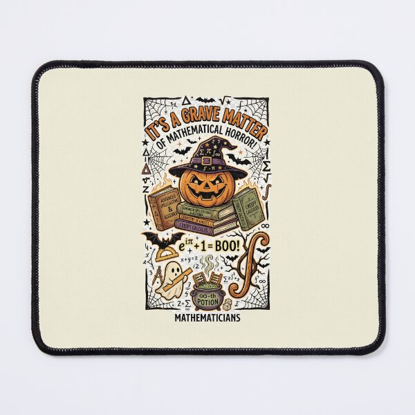 Item preview, It's a grave matter of mathematical horror! - Halloween for mathematicians designed and sold by ParadoxParadox.