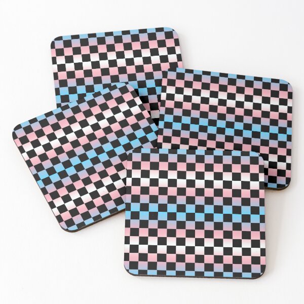 Item preview, Pink Blue and White Checkered Design  designed and sold by PatternTitan.