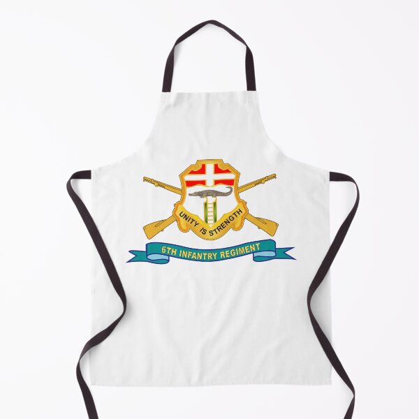 Item preview, Army - 6th Infantry Regiment - DUI w Br - Ribbon X 300 designed and sold by Military Insignia Products.