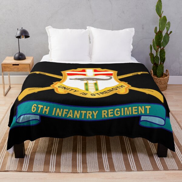 Item preview, Army - 6th Infantry Regiment - DUI w Br - Ribbon X 300 designed and sold by Military Insignia Products.