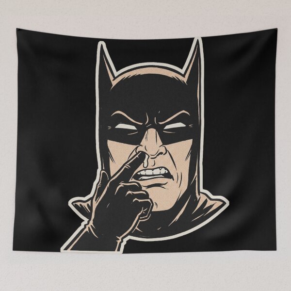 Item preview, Grumpy Masked Vigilante Comic Portrait designed and sold by The Mellonaire.