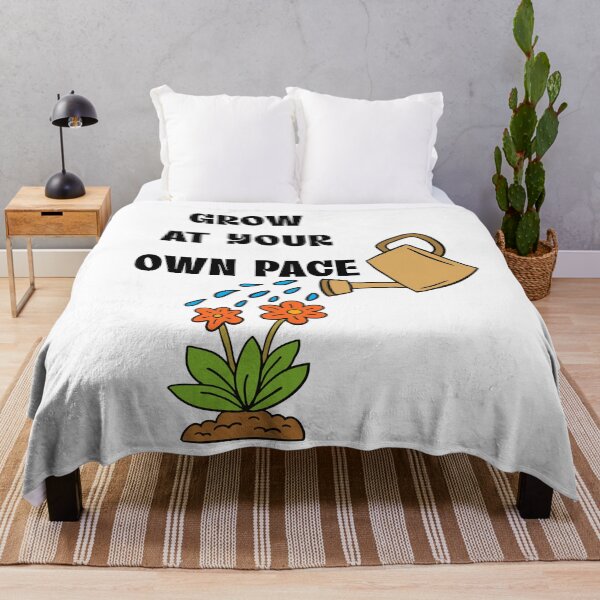 Item preview, Cute Growth Mindset Grow At Your Own Pace Flower designed and sold by Jelicint.