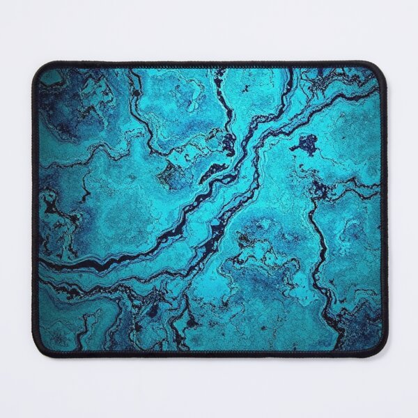 Item preview, Blue Lightning Cracked Marble designed and sold by IntelliMindDesigns.