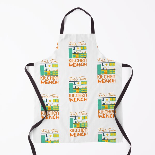 Item preview, Full Time Kitchen Wench (on White) designed and sold by PawsitiveMum3.