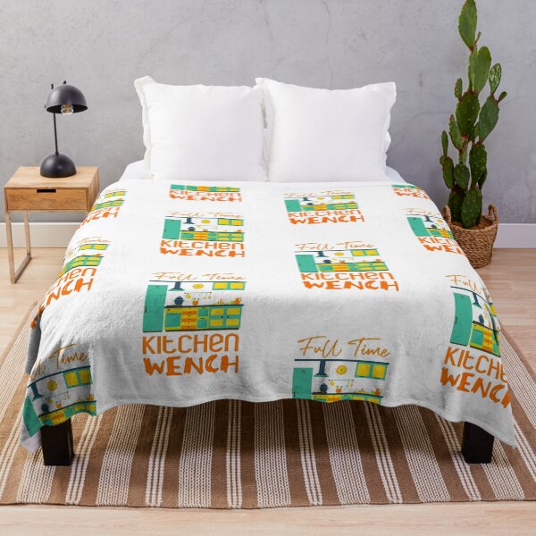 Item preview, Full Time Kitchen Wench (on White) designed and sold by PawsitiveMum3.