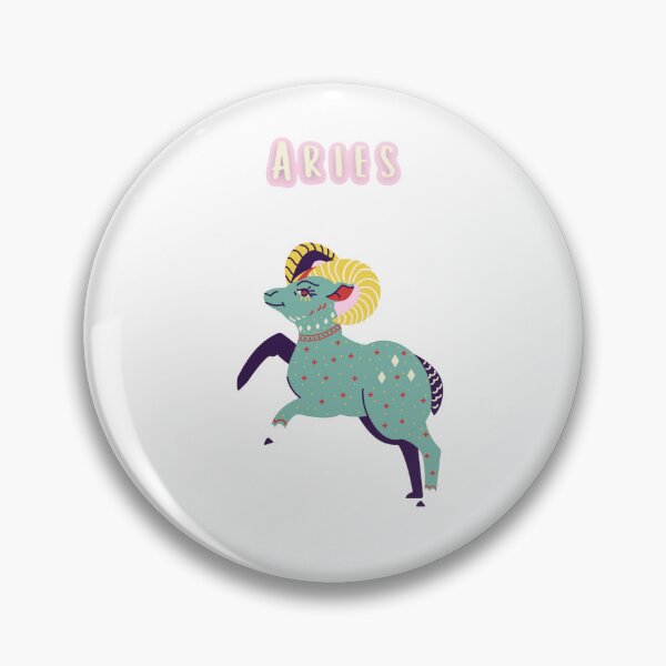 Item preview, Cute Aries Star Sign Pastel Ram Aesthetic Zodiac Illustration designed and sold by By The Moon.
