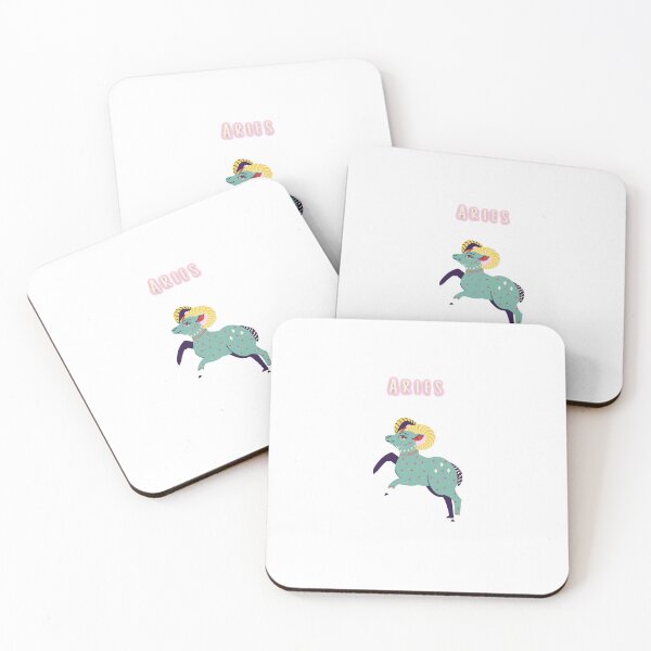Item preview, Cute Aries Star Sign Pastel Ram Aesthetic Zodiac Illustration designed and sold by By The Moon.