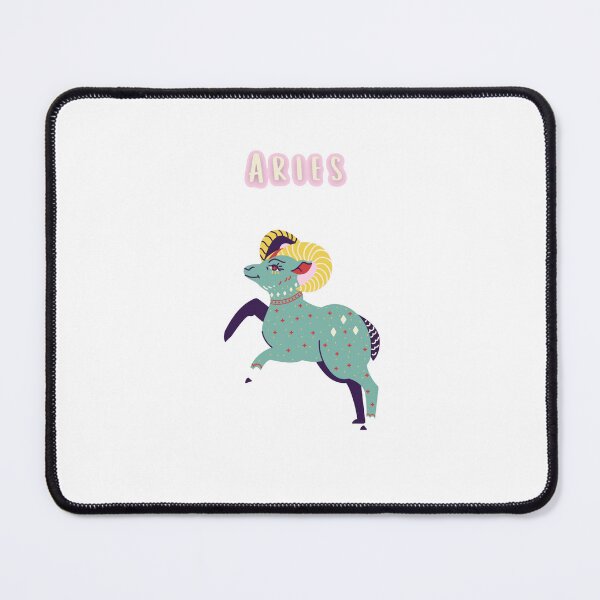 Item preview, Cute Aries Star Sign Pastel Ram Aesthetic Zodiac Illustration designed and sold by By The Moon.