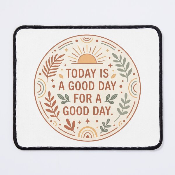 Item preview, Nature Today Is A Good Day Inspirational Quote designed and sold by ART ATTACK ZONE.