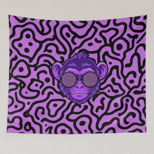 Item preview, Trippy Monkey  – Psychedelic Animal Art designed and sold by YOFANTZ!.