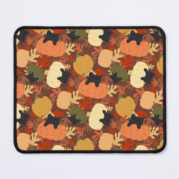 Item preview, Fall Pumpkin Cats and Leaves designed and sold by GinandFizzy.