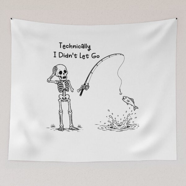 Item preview, Technically I Didn't Let Go Fishing Funny Fisherman Angler Gift designed and sold by gunaone-design.