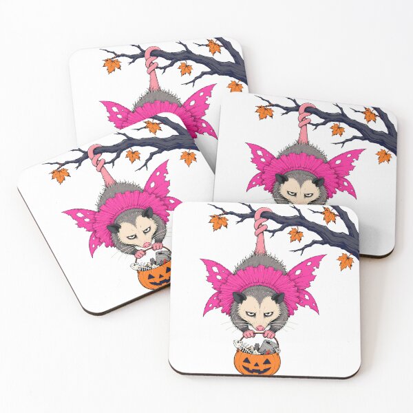 Item preview, Grumpy Fairy Opossum Halloween Spooky Goblincore Costume designed and sold by chattsuede.