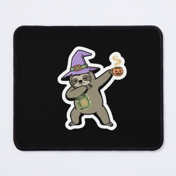 Item preview, Witch Sloth Dabbing Pumpkin Halloween Spooky Art designed and sold by DailySparks.