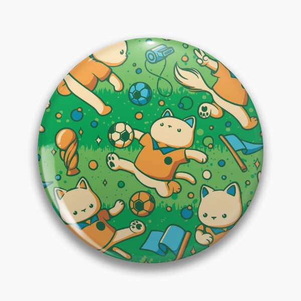Item preview, Soccer Cats Dancing Pattern designed and sold by Tobe Fonseca®.