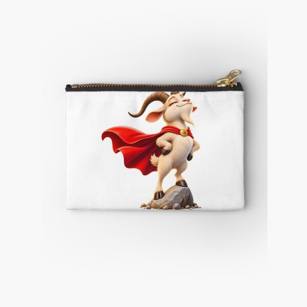 Item preview, Super Goat Hero Red Cape Design designed and sold by WeirdStation.