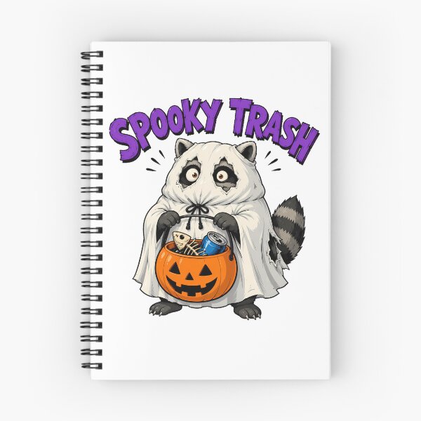 Item preview, Spooky Halloween Trash Panda Raccoon Ghost designed and sold by chattsuede.