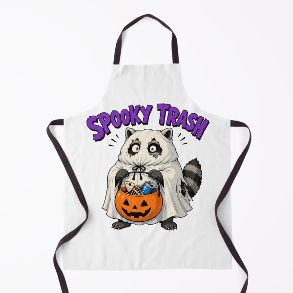 Item preview, Spooky Halloween Trash Panda Raccoon Ghost designed and sold by chattsuede.