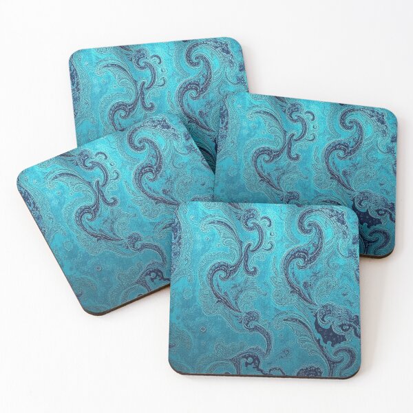 Item preview, Blue Swirl Fluid Marble Pattern designed and sold by IntelliMindDesigns.
