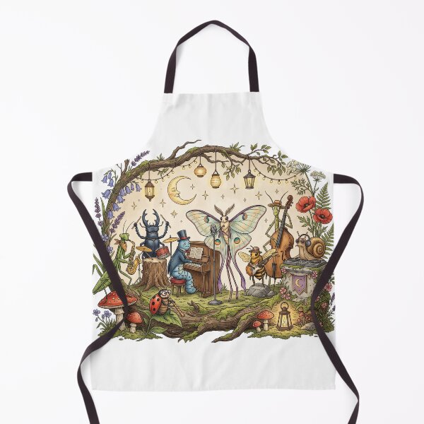 Item preview, Insect Jazz Band Moth Singer T-Shirt | Whimsical Forest Music Woodland Animals Fairycore Tee designed and sold by DragonPrint.
