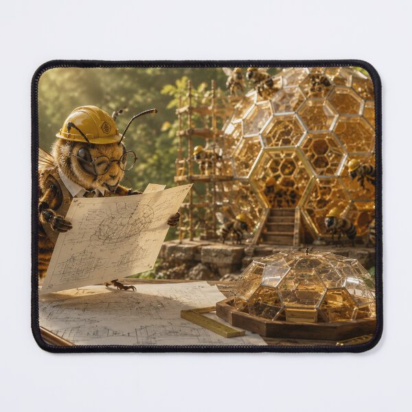 Item preview, Bee Architect Building Honeycomb designed and sold by ArcaneVisionArt.
