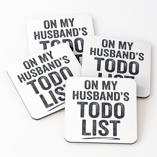 Item preview, On My Husbands Todo List Funny Wife Quote Premium T-Shirt designed and sold by omar ousalah.