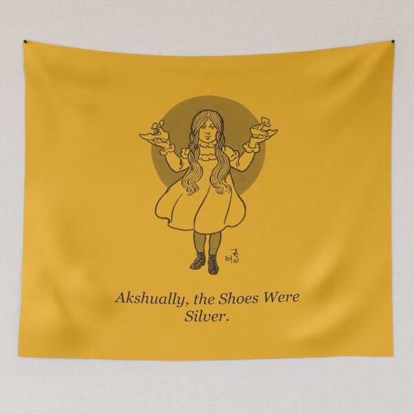 Item preview, Akshually, the Shoes Were Silver — Vintage Dorothy Gale Tee designed and sold by Core-E.
