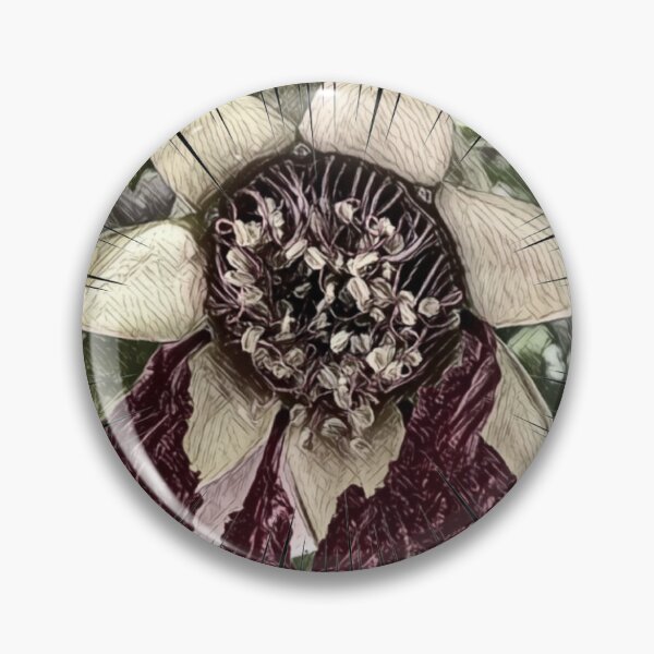 Item preview, Gothic Exotic Flower Manga Speed Lines Comic Pop Art designed and sold by BalkanBloomArt.